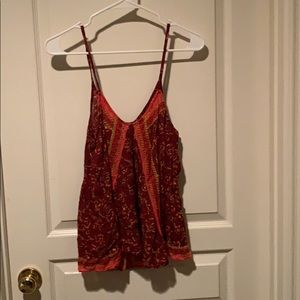 Free people flowy tank top | size m